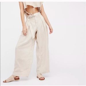 Free People Grazin’ in the Grass Linen pants